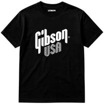 Camiseta Gibson - Logotipo