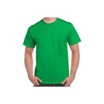 Camiseta Gildan Basic Green Cotton de excelente qualidade