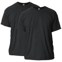Camiseta Gildan G2000 Preta Kit com 2 3XG