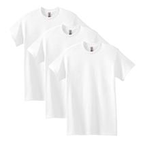 Camiseta Gildan G5000 Heavy Cotton Branca Kit com 3 Unidades Tamanho G