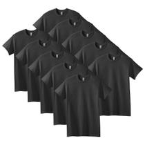 Camiseta Gildan G5000 Heavy Cotton Preta Pacote com 10 Tamanhos G Camiseta Gildan G5000 Heavy Cotton Preta Pacote com 10 Tamanhos G