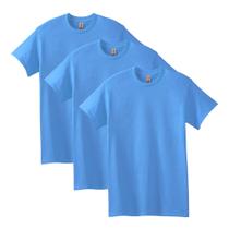 Camiseta Gildan Heavy Cotton G5000 para homens Carolina Blue M