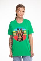 Camiseta Girafa - Verde Bandeira