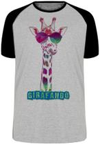 Camiseta Girafando Blusa Plus Size extra grande adulto ou infantil Camiseta Girafando Blusa Plus Size extra grande adulto ou infantil
