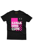 Camiseta Girls Who Code by Nerd Chic