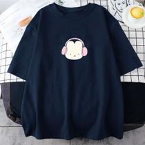 Camiseta Girly Anime Miffy Kawaii Fofo Coquette Unissex