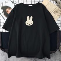 Camiseta Girly Miffy Anime Kawaii Fofo Unissex