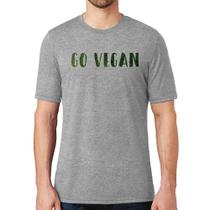 Camiseta Go Vegan - Foca na Moda Camiseta Go Vegan - Foca na Moda