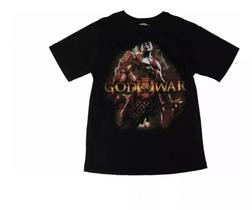 Camiseta God Of War Kratos Blusa Adulto Unissex Game Mr1002 BM