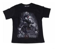 Camiseta God Of War Kratus e Artreus Blusa Adulto Unissex Game Jogo Mr1144 BM