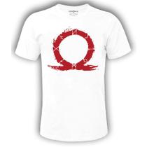 Camiseta God of War Omega Playstation Licenciada Branca - MN TECIDOS