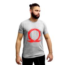 Camiseta God of War Omega Playstation Licenciada Cinza