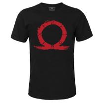 Camiseta God of War Omega Playstation Licenciada Preto