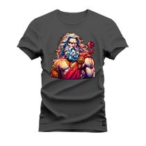 Camiseta Gods Horizonte Confortável Estampada Nexstar 100% Algodão