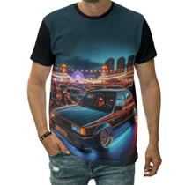 Camiseta Gol Quadrado Rebaixado Rodas Esportivas Brilhante