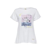 Camiseta Gola Careca Feminina Faces Dreamer Biggdesign