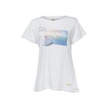 Camiseta Gola Careca Feminina Faces Happy Biggdesign