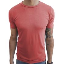 Camiseta Gola Careca Manga Curta