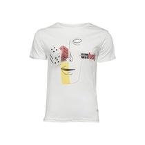 Camiseta Gola Careca Masculina Faces Lucky Biggdesign Camiseta Gola Careca Masculina Faces Lucky Biggdesign