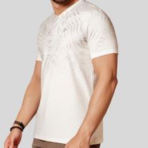 Camiseta gola em v malha masculina - SALLO
