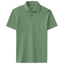 Camiseta Gola Polo Masculina Básica Malwee Verde