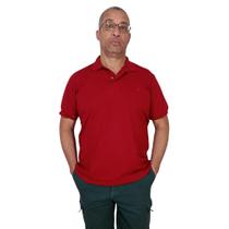 Camiseta Gola Polo Masculina Estilo, Conforto e Versatilidade para o Dia a Dia Vermelho GG