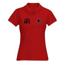 Camiseta Gola Polo Minina Bruta Ferradura Country Vermelho Camiseta Gola Polo Minina Bruta Ferradura Country Vermelho
