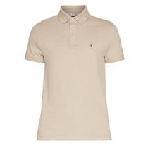 Camiseta Gola Polo Tommy Hilfiger 1985 Regular Caqui