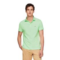Camiseta Gola Polo Tommy Hilfiger 1985 Verde Claro Regular