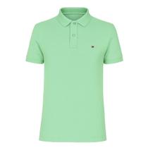 Camiseta Gola Polo Tommy Hilfiger Im 1985 Slim Verde Claro
