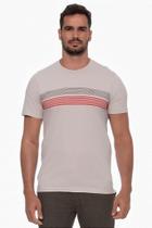 Camiseta Gola Redonda Clássica Listrada Dockston - 100% Algodão