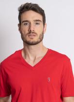 Camiseta Gola V Aleatory Básica Vermelha Camiseta Gola V Aleatory Básica Vermelha