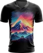 Camiseta Gola V Alpinista Alpinismo Garra Vontade 1