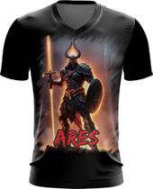 Camiseta Gola V Ares Deus da Guerra Mitologia Grega 2
