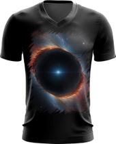 Camiseta Gola V Buraco Negro Gravidade Espaço 20