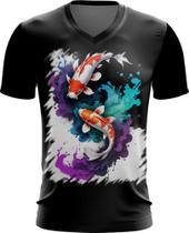 Camiseta Gola V Carpa Peixe Sucesso Bravura Força 7