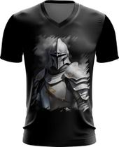 Camiseta Gola V Cavaleiro Templário Cruzadas Paladino 11 Camiseta Gola V Cavaleiro Templário Cruzadas Paladino 11