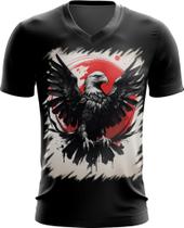 Camiseta Gola V de Águia Asas Coragem Visão 12