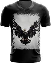 Camiseta Gola V de Águia Asas Coragem Visão 8