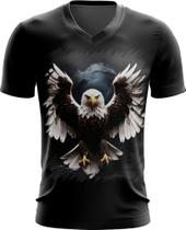 Camiseta Gola V de Águia Asas Coragem Visão 9