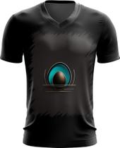 Camiseta Gola V de Ovos de Páscoa Minimalistas 5 Camiseta Gola V de Ovos de Páscoa Minimalistas 5