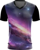 Camiseta Gola V Galaxias Espaço Neon Estrelas 2