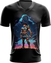 Camiseta Gola V Gladiador Romano Toon 8