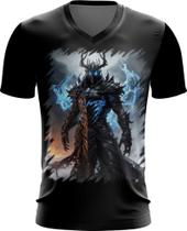 Camiseta Gola V Guerreiro de Gelo e Fogo Mortal 2