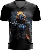 Camiseta Gola V Guerreiro de Gelo e Fogo Mortal 4