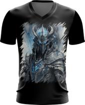 Camiseta Gola V Guerreiro de Gelo Mortal Absoluto 2