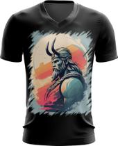 Camiseta Gola V Guerreiro Viking Nórdico Tribo 5