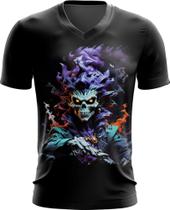 Camiseta Gola V Mago da Morte Trevas Magia 2