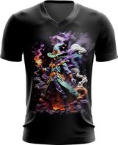 Camiseta Gola V Mago das Trevas Poder Toon 2 Camiseta Gola V Mago das Trevas Poder Toon 2