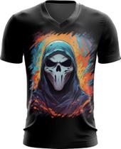 Camiseta Gola V Máscara de Fantasma Ghost 3